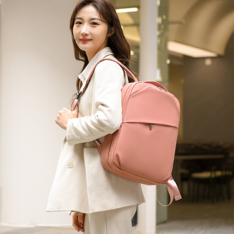 Rucsac pentru laptop (material PU; spate respirabil; bretele cu pernă de aer; pentru călătorii de afaceri)