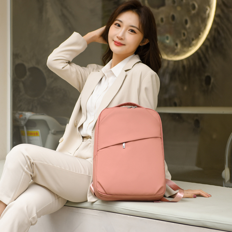 Rucsac pentru laptop (material PU; spate respirabil; bretele cu pernă de aer; pentru călătorii de afaceri)