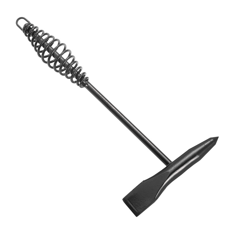 Ciocan de sudură din oțel cu arc, cap plat, 300g/500g, eliminarea ruginii și a ștanțelor, spargerea gheții, unealtă multifuncțională de salvare