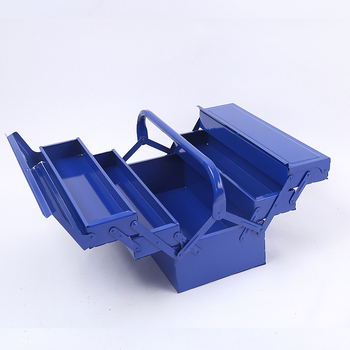 Fém szerszámtároló kettős rétegű kivitelben, hordozható összecsukható szerszámtartó elektromos javításokhoz (Anyag: fém; Kialakítás: kettős réteg; Hordozható; Elektromos javításokhoz)