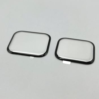 Apple Watch aizsargstikls no grūdena stikla ar oglekļa šķiedras raksturu, Asahi stikls, mīksti mali, saderīgs ar iWatch