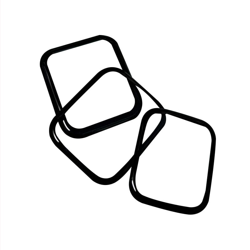 Apple Watch aizsargstikls no grūdena stikla ar oglekļa šķiedras raksturu, Asahi stikls, mīksti mali, saderīgs ar iWatch