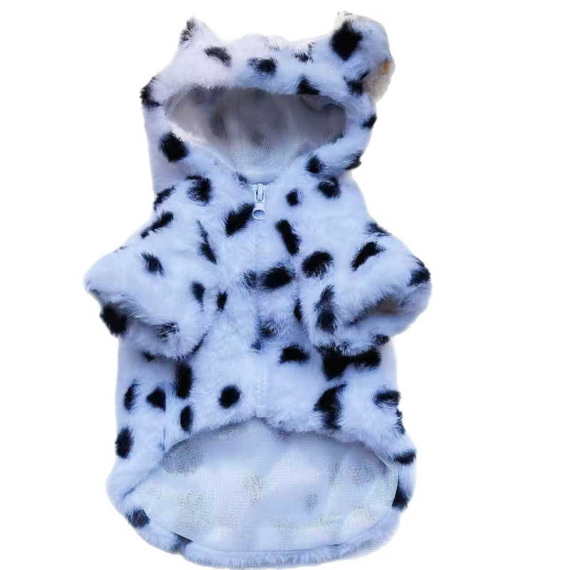 Palto pentru câini, material fleece coral, categorie palto din bumbac, stil de relaxare, Pretty Pet