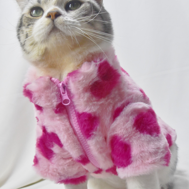 Palto pentru câini, material fleece coral, categorie palto din bumbac, stil de relaxare, Pretty Pet