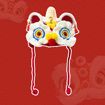 Pălărie pluş pentru animale de companie cu cap de leu/tigru – bumbac, universal, utilizare pe tot timpul anului, fără licență IP