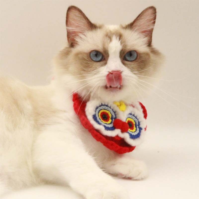 Pălărie pluş pentru animale de companie cu cap de leu/tigru – bumbac, universal, utilizare pe tot timpul anului, fără licență IP