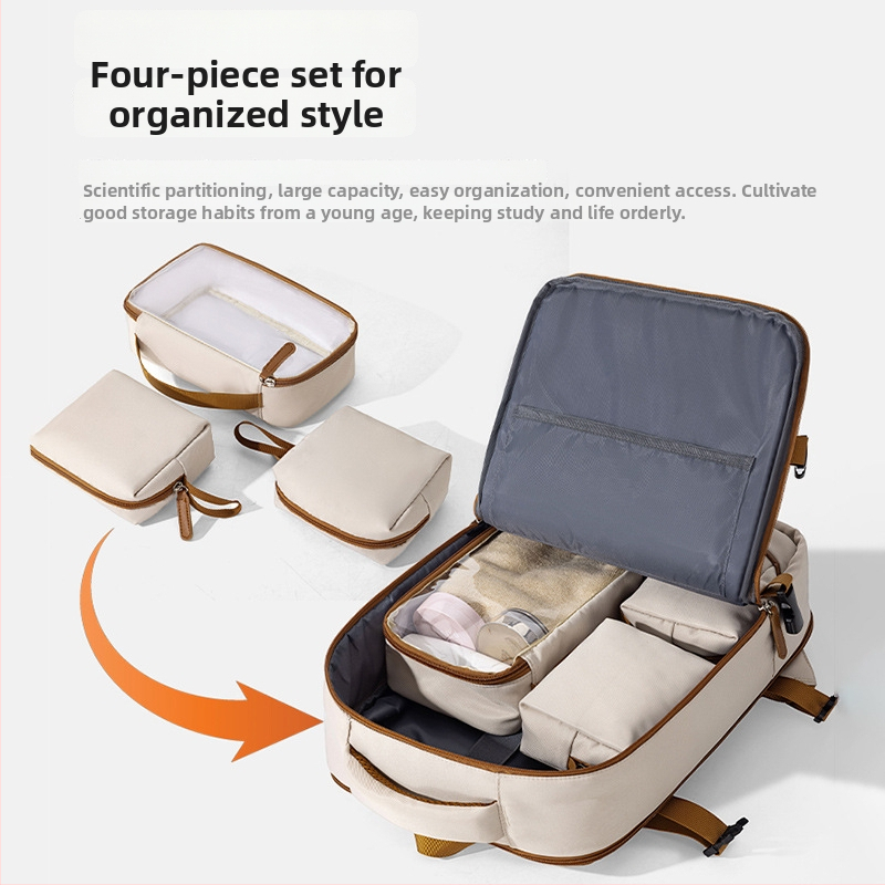 Rucsac pentru călătorii de afaceri, unisex, nailon, separare uscat-umed, capacitate 20–35 L, lansare primăvara 2025