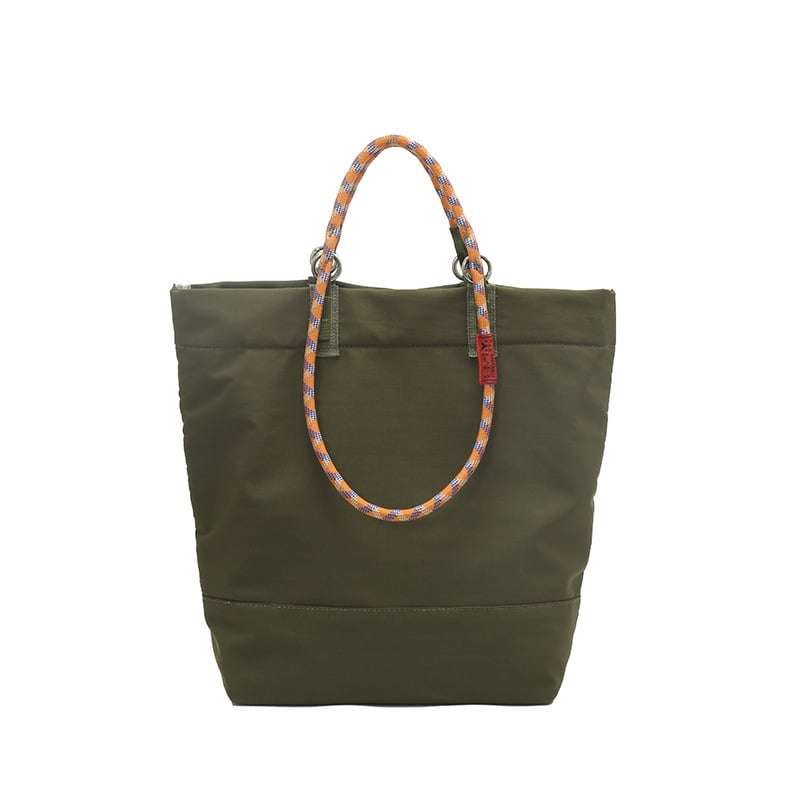 Geantă Tote pentru utilizare zilnică cu mânere duble (Nylon; căptușeală poliester; deschidere cu fermoar; buzunar pentru telefon; buzunar interior patch)