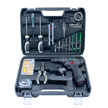 Osayu 12V Bormașină cu acumulator litiu - Set scule pentru casă, 13 piese, Oțel cu carbon înalt