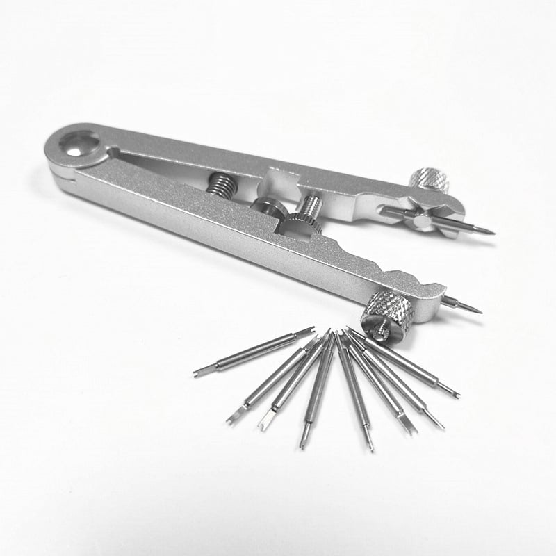 Set alata za popravak satova – aluminijska legura, 11 komada, za zamjenu kaiša, standard: srednji, kućna uporaba, kutija s 400 komada