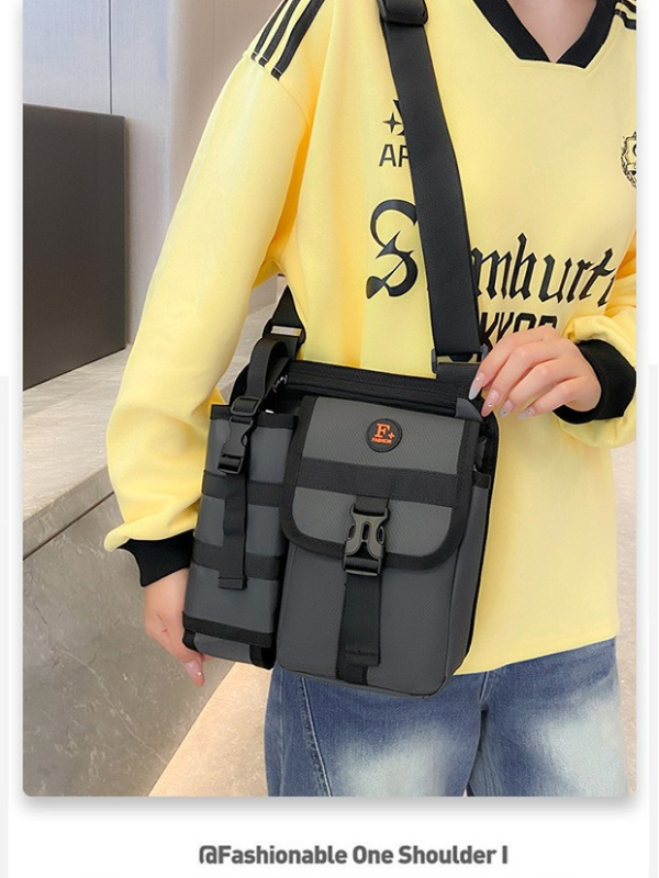 Geantă crossbody pentru bărbați din material Oxford, respirabilă și foarte ușoară, căptușeală poliester, marcă 8144