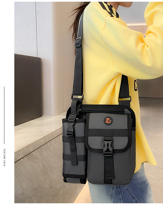 Geantă crossbody pentru bărbați din material Oxford, respirabilă și foarte ușoară, căptușeală poliester, marcă 8144