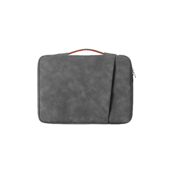 PU kožna torba za prijenosno računalo, otporna na udarce, velika kapaciteta, za 17-inčne prijenosnike, crna, crossbody remen