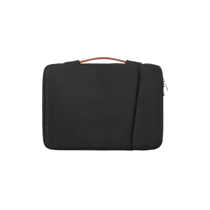 PU kožna torba za prijenosno računalo, otporna na udarce, velika kapaciteta, za 17-inčne prijenosnike, crna, crossbody remen