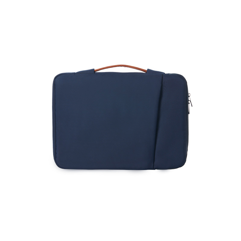 PU kožna torba za prijenosno računalo, otporna na udarce, velika kapaciteta, za 17-inčne prijenosnike, crna, crossbody remen