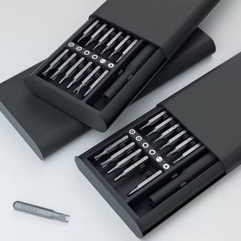 Set șurubelnițe 25-in-1, magnetice, pentru telefoane, laptopuri și tablete, din oțel carbon