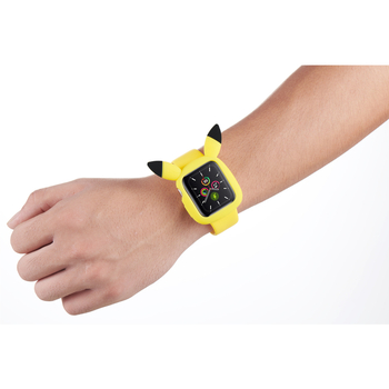 KEMOKA szilikon védőtok Apple Watch Series 7-hez Pikachu dizájnnal