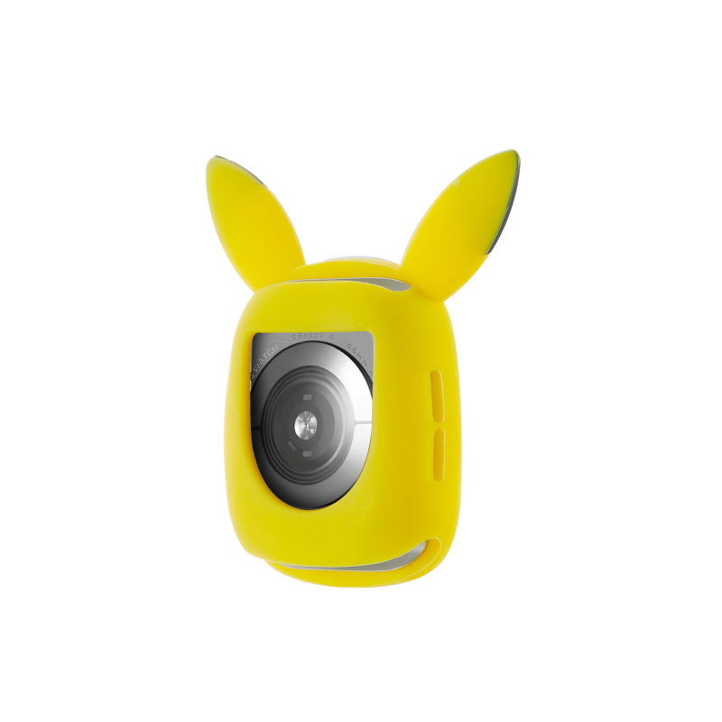 KEMOKA szilikon védőtok Apple Watch Series 7-hez Pikachu dizájnnal