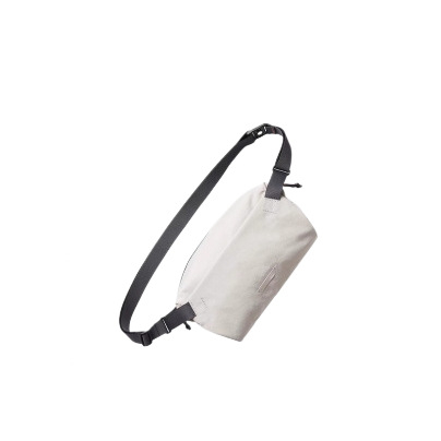 Geantă pentru piept pentru bărbați, nailon, impermeabilă, potrivită pentru laptop de 8 inch