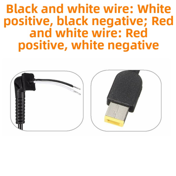 Lenovo klēpjdatora barošanas kabelis ar kvadrāta porta DC izeju 90W/170W/230W