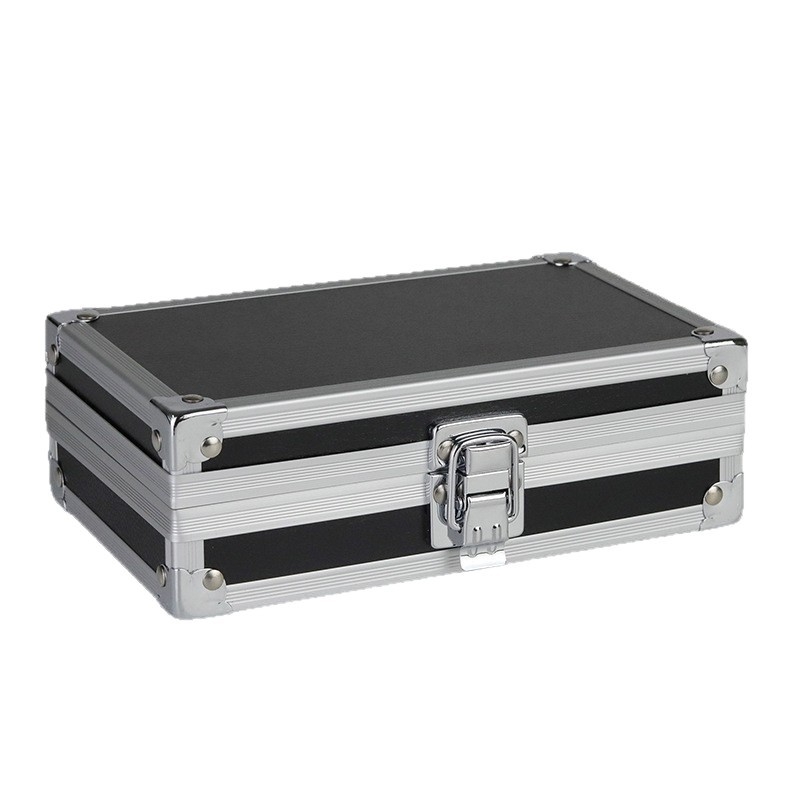 Caiyi Luggage Cutie portabilă din aluminiu — cutie de scule cu un singur strat, pentru depozitare de instrumente și utilizare multifuncțională