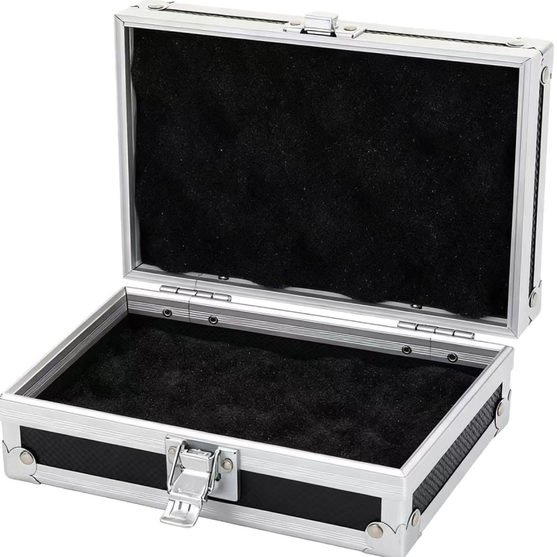 Caiyi Luggage Cutie portabilă din aluminiu — cutie de scule cu un singur strat, pentru depozitare de instrumente și utilizare multifuncțională