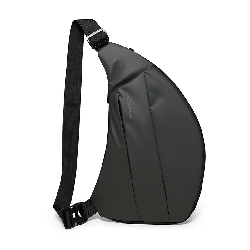 Geantă toracică pentru bărbați, stil urban, material Oxford, rezistentă la uzură, căptușeală din poliester