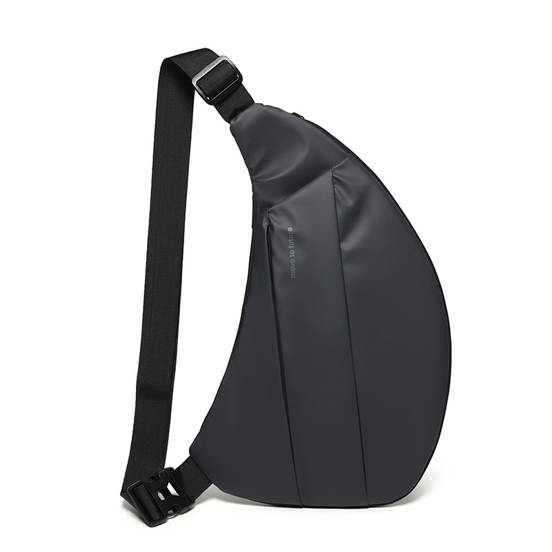 Geantă toracică pentru bărbați, stil urban, material Oxford, rezistentă la uzură, căptușeală din poliester