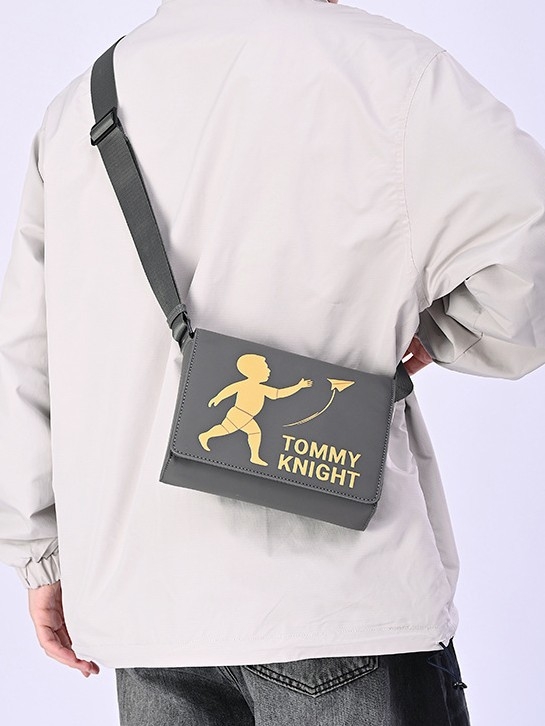Muška PU crossbody torba: vodootporna, ultralagana i otporna na habanje, kompatibilna s 8-inčnim prijenosnim računalom, proljeće 2025