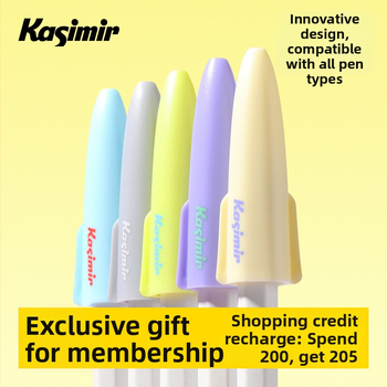 Casimir pieštuko dangtelis ir dėklas, skaidrus apsauginis dangtelis, metalas; skirta pradinių klasių mokiniams ir ikimokyklinukams