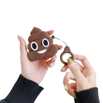 AirPods силиконов калъф с релефен карикатурен дизайн, персонализиран, преносим, мек корпус