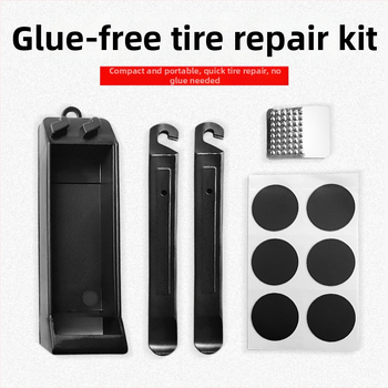 Pārnēsājams velosipēdu remonta komplekts ar bez līmes riepu uzlīmēm, piemērots kalnu velosipēdiem, pielāgojama apstrāde — Yiwu Suxiao