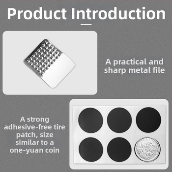 Pārnēsājams velosipēdu remonta komplekts ar bez līmes riepu uzlīmēm, piemērots kalnu velosipēdiem, pielāgojama apstrāde — Yiwu Suxiao