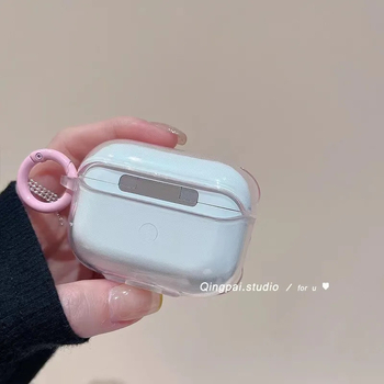 Θήκη για AirPods Pro 3 και AirPods 4 — σχέδιο φιόγου με κυματικό άκρο, TPU, μαλακό περίβλημα, χαρακτική, προσαρμοστική