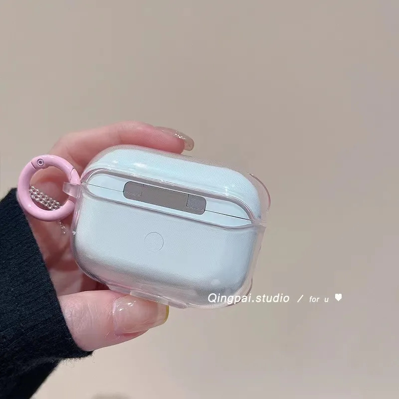 Θήκη για AirPods Pro 3 και AirPods 4 — σχέδιο φιόγου με κυματικό άκρο, TPU, μαλακό περίβλημα, χαρακτική, προσαρμοστική