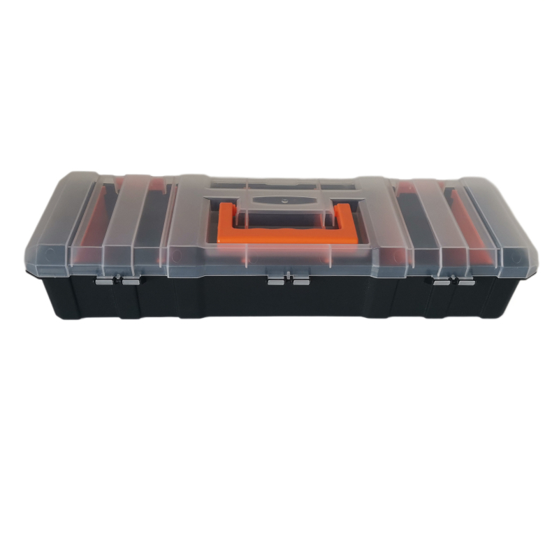 Bellco cutie plastică pentru unelte – material PP, capac transparent, depozitare portabilă pentru unelte, piese și accesorii hardware