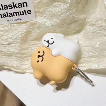 Carcasă AirPods – Design cartoon, tip split, silicon, turnare prin injecție, compatibil Apple