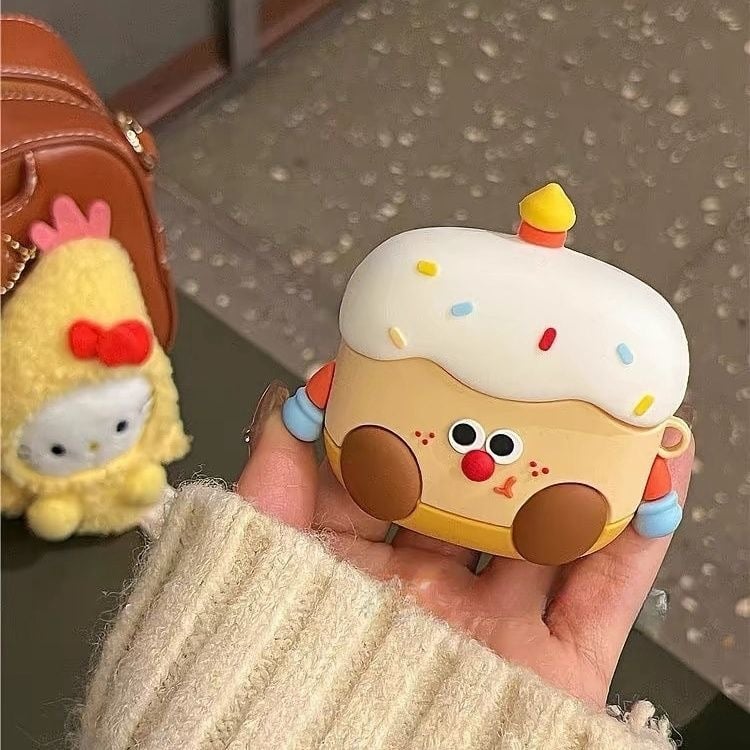 Silikonska zaštitna futrola za AirPods Pro 2, sa simpatičnim crtić dizajnom