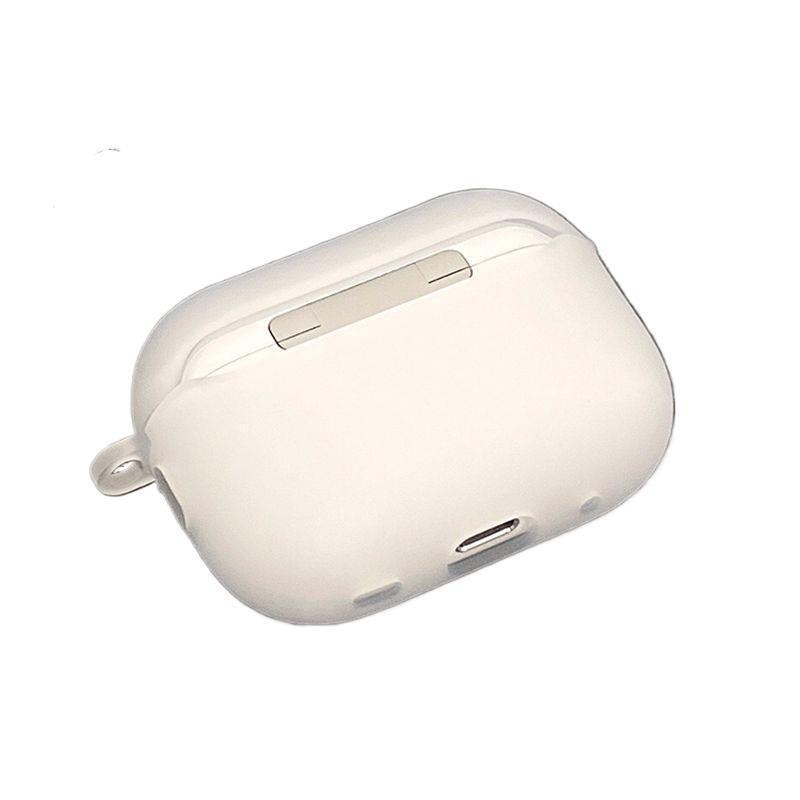 Zaštitna futrola AirPods Pro2 Gen2: matno prozorno PC kućište s graviranim uzorkom za AirPods