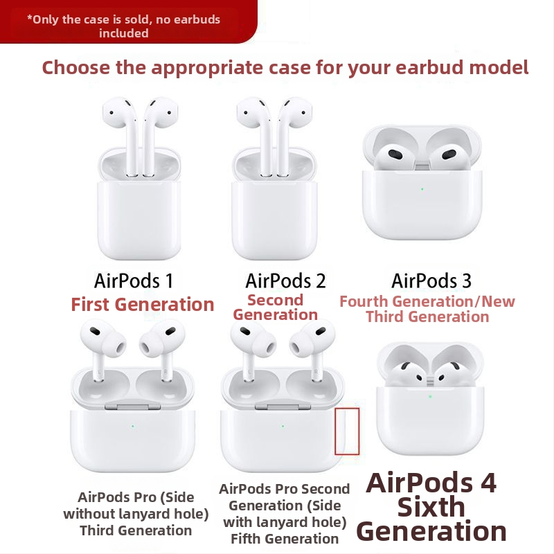 Zaštitna futrola AirPods Pro2 Gen2: matno prozorno PC kućište s graviranim uzorkom za AirPods