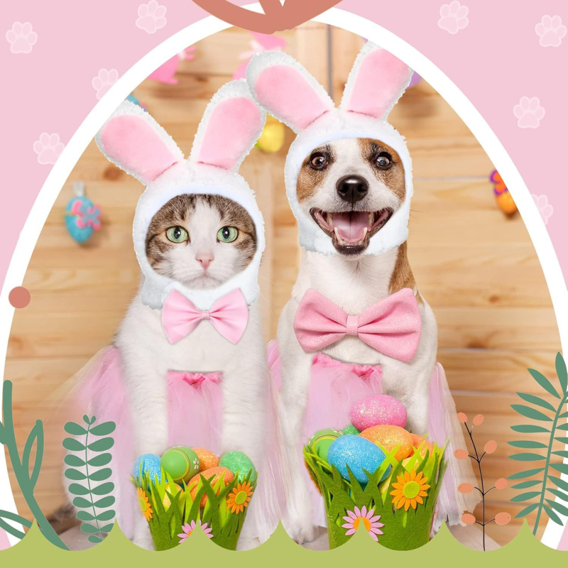 Pălărie de transformare pentru Paște – velur, model cu bloc, țesătură simplă, finisaj tie-dye, utilizare universală, stil casual