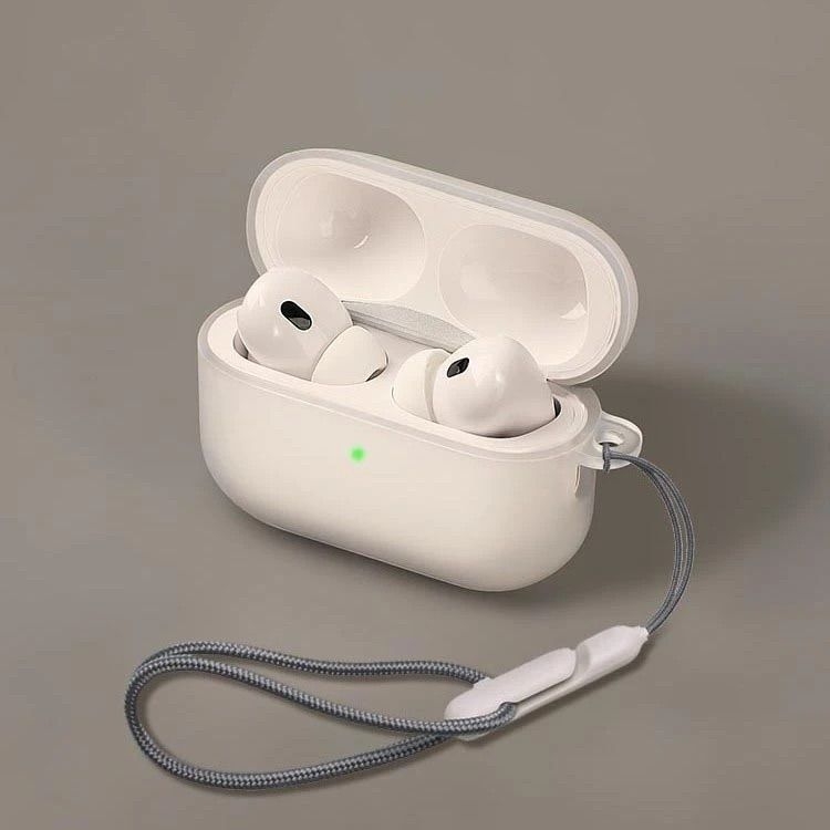 Husa de protecție AirPods Pro, carcasă din silicon moale, finisaj mat, gravură decorativă, compatibilă cu AirPods Pro