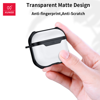 Xundd кейс за AirPods Pro 3 – TPU+PC, минималистичен релефен стил, AirPods Pro 3 (2025)