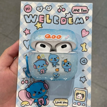 Кейс за AirPods, PC материал, гравиране, IP стил, без персонализация