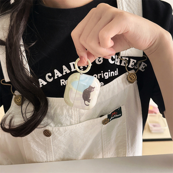 Husă de protecție AirPods Apple (generațiile a 3-a și a 4-a) – Material PC, carcasă moale, imprimeu, personalizare disponibilă