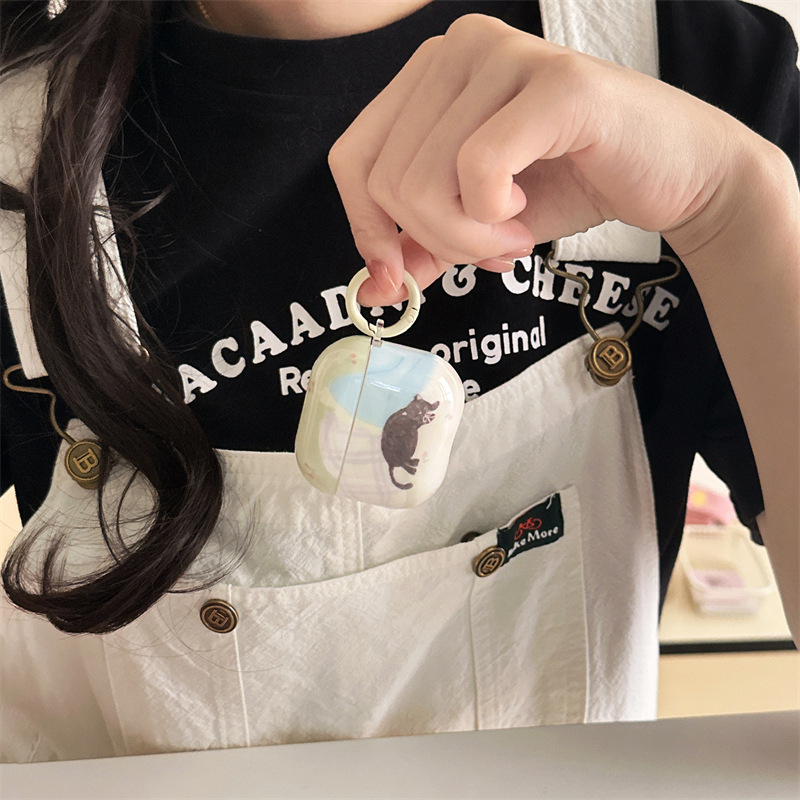 Husă de protecție AirPods Apple (generațiile a 3-a și a 4-a) – Material PC, carcasă moale, imprimeu, personalizare disponibilă