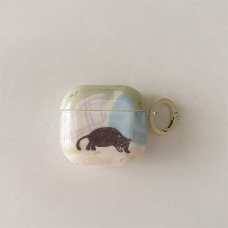 Husă de protecție AirPods Apple (generațiile a 3-a și a 4-a) – Material PC, carcasă moale, imprimeu, personalizare disponibilă