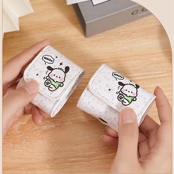 AirPods защитен калъф — карикатурен дизайн, PU кожа, релефна щампа, съвместим с Apple, поддръжка за персонализация