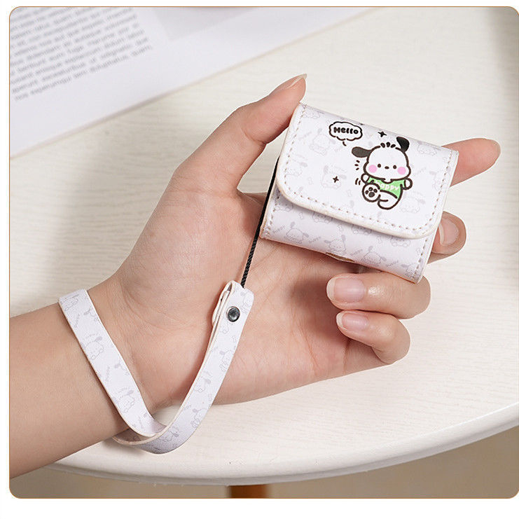 AirPods защитен калъф — карикатурен дизайн, PU кожа, релефна щампа, съвместим с Apple, поддръжка за персонализация