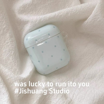 Калъф за AirPods Pro 2 от PC материал, гравиран дизайн с котка на точки